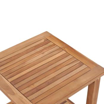 Couchtisch 45x45x45 cm Massivholz Teak
