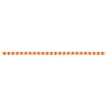 Markisenvolant Gelb und Orange Gestreift 6 m