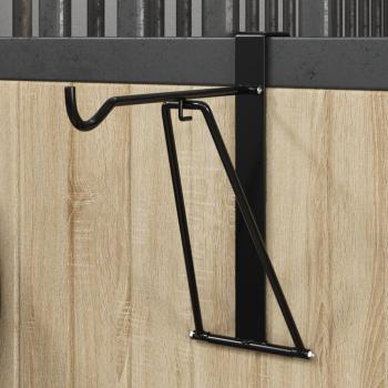 ARDEBO.de - Sattelhalter Klappbar Tragbar Schwarz Stahl
