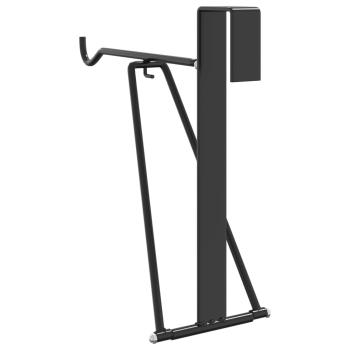 Sattelhalter Klappbar Tragbar Schwarz Stahl