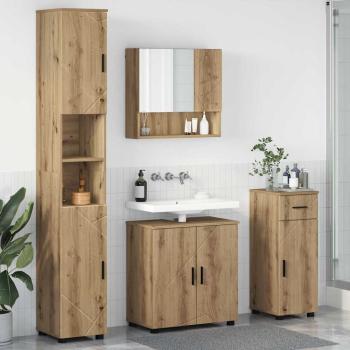 ARDEBO.de - Badezimmermöbel-Set 4 stk. Artisan-Eiche 61 x 35 x 64 cm