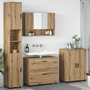 ARDEBO.de - Badezimmermöbel-Set 4 Stk. Artisan-Eiche 35 x 30 x 192 cm