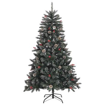 Künstlicher Weihnachtsbaum Grün 180 cm PVC, Plastik und Stahl