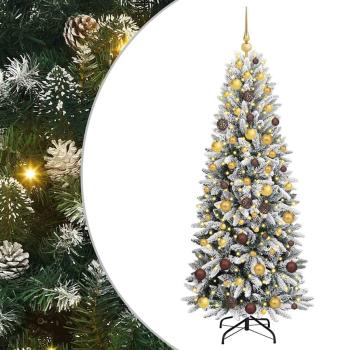 Künstlicher Weihnachtsbaum Weiß 180 cm