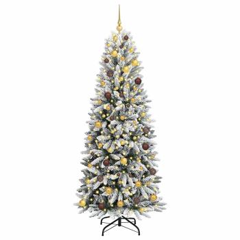 Künstlicher Weihnachtsbaum Weiß 210 cm