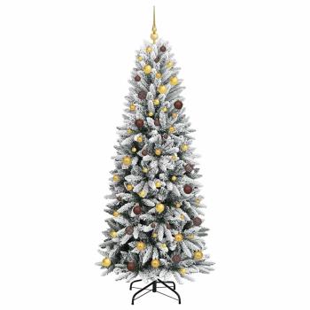 Künstlicher Weihnachtsbaum Weiß 210 cm