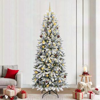 ARDEBO.de - Künstlicher Weihnachtsbaum Weiß 240 cm