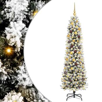 Künstlicher Weihnachtsbaum Weiß 210 cm