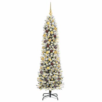 Künstlicher Weihnachtsbaum Weiß 210 cm