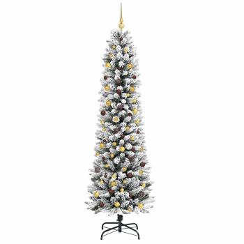 Künstlicher Weihnachtsbaum Weiß 240 cm