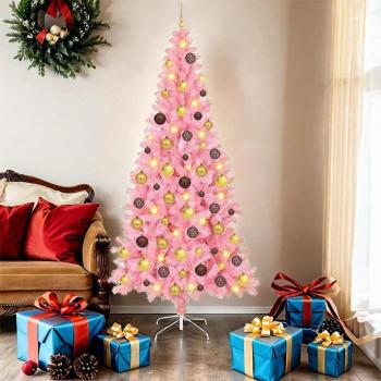 ARDEBO.de - Weihnachtsbaum Rosa 180 cm PVC