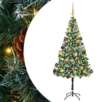 Künstlicher Weihnachtsbaum Grün 180 cm PVC und Stahl
