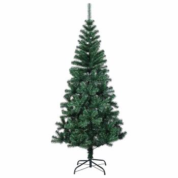 Künstlicher vorbeleuchteter Weihnachtsbaum Grün 180 cm