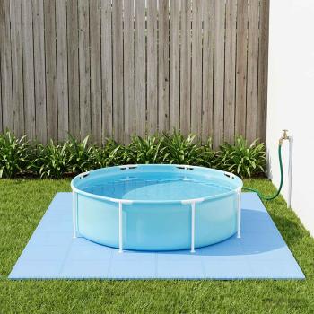 ARDEBO.de - Pool Bodenschutzmatte 24 stk. Blau 8,64 m² EVA-Schaum