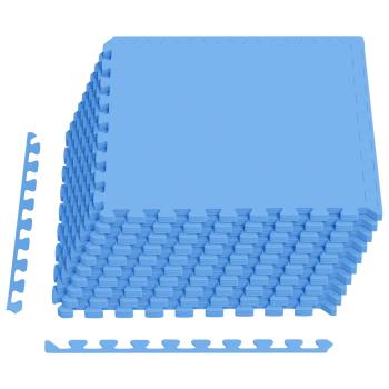 Pool Bodenschutzmatte 40 stk. Blau 14,4 m² EVA-Schaum