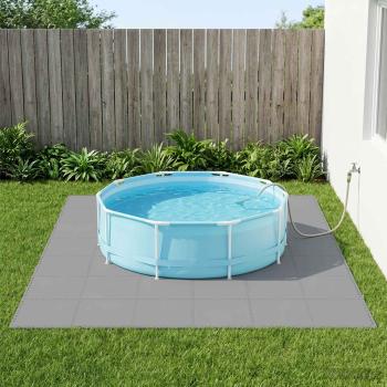 ARDEBO.de - Pool Bodenschutzmatte 50 stk. Grau 18 m² EVA-Schaum