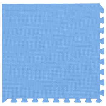 Pool Bodenschutzmatte 6 Stk. Blau 2,16 m² EVA-Schaum