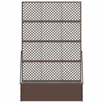 Garten-Spalier-Pflanzer Braun 105 x 30 x 170 cm Metall