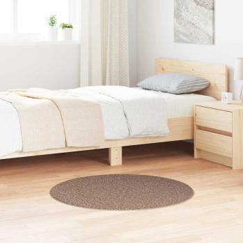 ARDEBO.de - Anti-Rutsch Shaggy Teppich Braun 90 x 90 cm PP