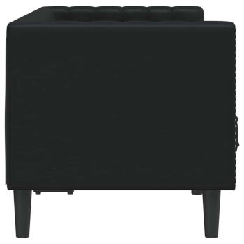 Sofa Schwarz 174 x 74,5 x 70,5 cm PVC