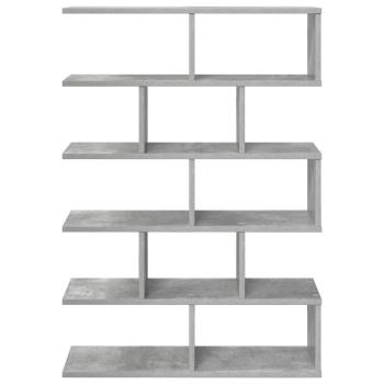 Wandregal Betongrau 70 x 20 x 100 cm Holzwerkstoff