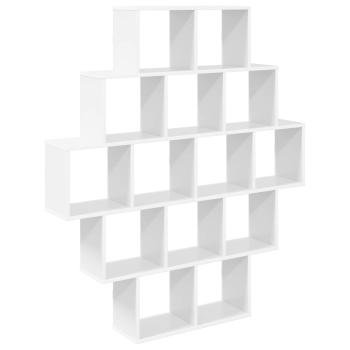 Wandregal Wei? 120 x 20 x 136 cm Holzwerkstoff