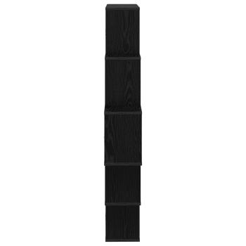 Wandregal Schwarze Eiche 120 x 20 x 136 cm Holzwerkstoff