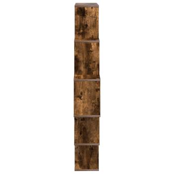 Wandregal Raucheiche 120 x 20 x 136 cm Holzwerkstoff