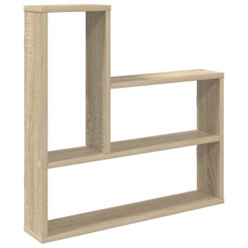 Wandregal Sonoma-Eiche 60 x 11 x 60 cm Holzwerkstoff