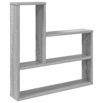 Wandregal Sonoma-Grau 60 x 11 x 60 cm Holzwerkstoff