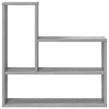 Wandregal Sonoma-Grau 60 x 11 x 60 cm Holzwerkstoff