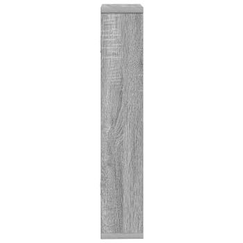 Wandregal Sonoma-Grau 60 x 11 x 60 cm Holzwerkstoff