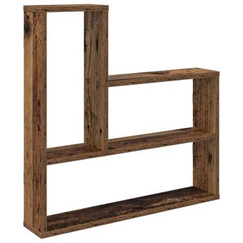 Wandregal Altholz 60 x 11 x 60 cm Holzwerkstoff