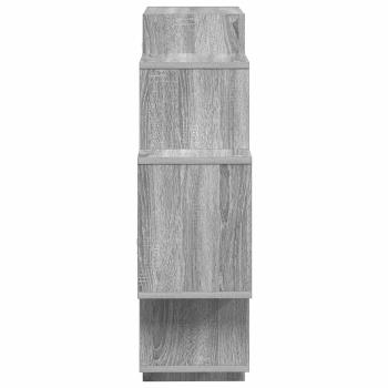 Wandregal Sonoma-Grau 90 x 25 x 90 cm Holzwerkstoff