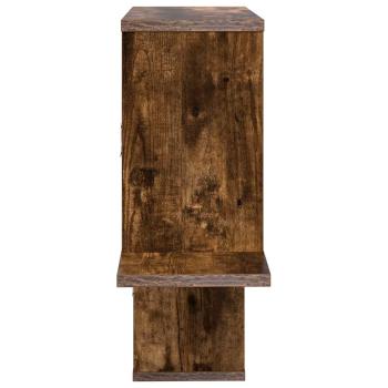 Wandregal Raucheiche 122 x 18 x 60 cm Holzwerkstoff