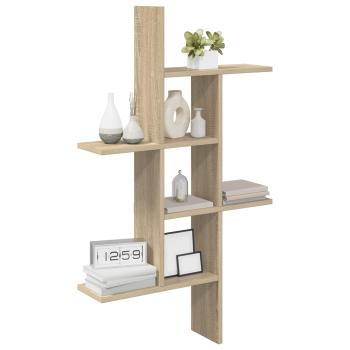 Wandregal Sonoma-Eiche 61 x 15 x 102 cm Holzwerkstoff