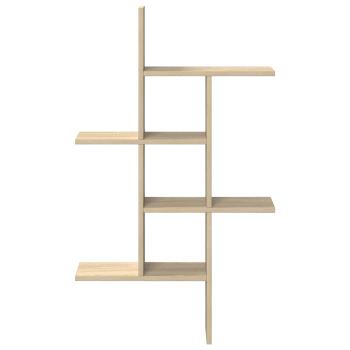 Wandregal Sonoma-Eiche 61 x 15 x 102 cm Holzwerkstoff