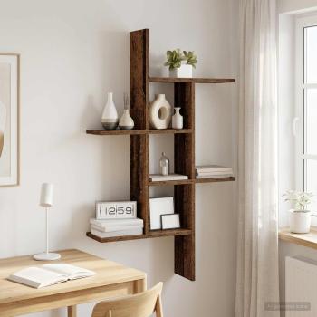 ARDEBO.de - Wandregal Altholz 61 x 15 x 102 cm Holzwerkstoff