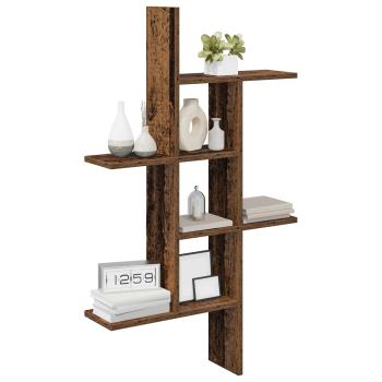 Wandregal Altholz 61 x 15 x 102 cm Holzwerkstoff