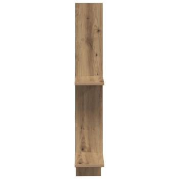 Wandregal Artisan-Eiche 61 x 15 x 102 cm Holzwerkstoff