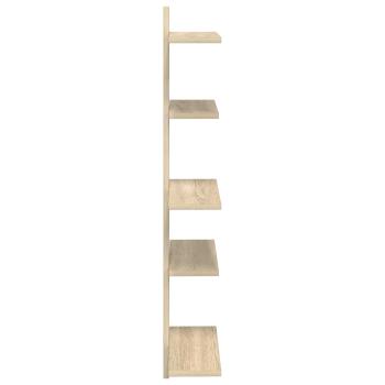 Wandregal Sonoma-Eiche 48,5 x 15 x 101 cm Holzwerkstoff