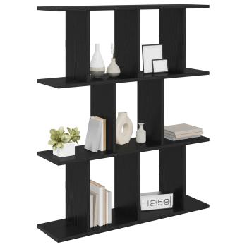 Wandregal Schwarze Eiche 80 x 20 x 96 cm Holzwerkstoff