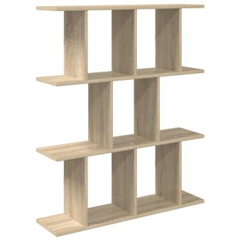 Wandregal Sonoma-Eiche 80 x 20 x 96 cm Holzwerkstoff