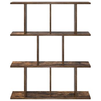 Wandregal Raucheiche 80 x 20 x 96 cm Holzwerkstoff