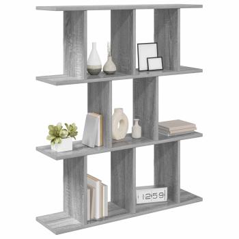 Wandregal Sonoma-Grau 102 x 20 x 96 cm Holzwerkstoff