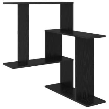 Wandregal Schwarze Eiche 67 x 67 x 87 cm Holzwerkstoff