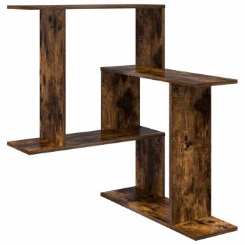 Wandregal Raucheiche 67 x 67 x 87 cm Holzwerkstoff
