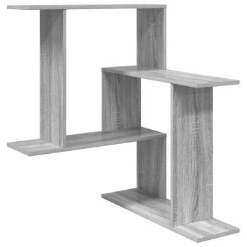 Wandregal Sonoma-Grau 67 x 67 x 87 cm Holzwerkstoff