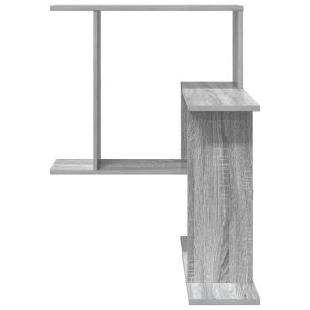 Wandregal Sonoma-Grau 67 x 67 x 87 cm Holzwerkstoff