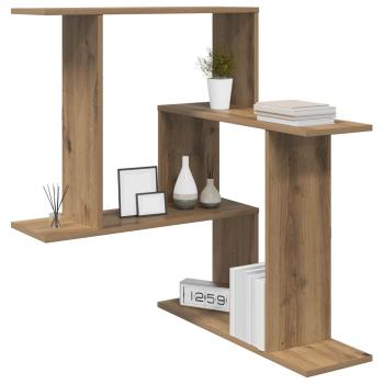 Wandregal Artisan-Eiche 67 x 67 x 87 cm Holzwerkstoff